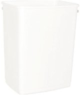 Gastro Odpadkový kôš plastový 50 l, biely, bez veka - Odpadkový kôš