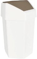 Gastro Odpadkový kôš plastový 50 l, biely, so sklopným vekom - Odpadkový kôš