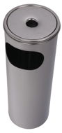 Gastro Stainless steel ashtray and dustbin 58 cm - Ashtray