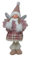 GOBA Christmas decoration - angel standing pink, 40 cm - Christmas Decoration