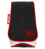 CELLY MOI01 - vertikální pouzdro na mobilní telefon, černo-bílo-červené (black-white-red), vnitřní r - Phone Case