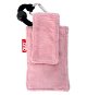 CELLY PUKKA10 - plyšové pouzdro na foto nebo mobilní telefon, růžové (pink) - Phone Case