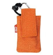 CELLY PUKKA17 - textilní pouzdro na foto nebo mobilní telefon, oranžové (orange) - Phone Case