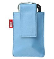 CELLY PUKKA52 - kožené pouzdro na foto nebo mobilní telefon, modré (blue), kůže - Phone Case