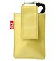 CELLY PUKKA55 - kožené pouzdro na foto nebo mobilní telefon, žluté (yellow), kůže - Phone Case
