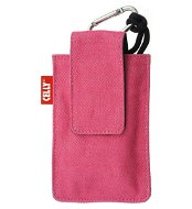 CELLY PUKKA73 - textilní pouzdro na foto nebo mobilní telefon, růžové (pink), textil - Phone Case