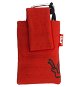 CELLY PUKKA81 - textilní pouzdro na foto nebo mobilní telefon, červené (red), textil - Phone Case