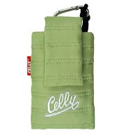 CELLY PUKKA86 - textilní pouzdro na foto nebo mobilní telefon, zelené (green), textil - Phone Case