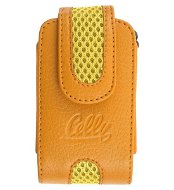 CELLY FRUIT01S - kožené pouzdro na foto nebo mobilní telefon, oranžovo-žluté (orange-yellow), kůže - Phone Case