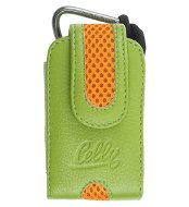 CELLY FRUIT03S - kožené pouzdro na foto nebo mobilní telefon, zeleno-oranžové (green-orange), kůže - Phone Case