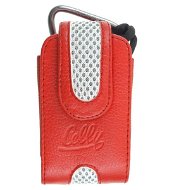 CELLY FRUIT04S - kožené pouzdro na foto nebo mobilní telefon, červeno-bílé (red-white), kůže - Phone Case