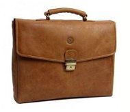 dbramante1928 Leather Briefcase up 16", Golden brown - Laptop Bag