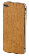 dbramante1928 Skin for iPhone, Croc Golden tan, brown - Handyhülle
