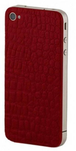 dbramante1928 Skin for iPhone, Croc Red - Phone Case - Main image