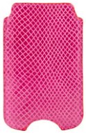 d.bramante1928 Cover for iPhone, Lizzard purple, růžové - Pouzdro na mobil