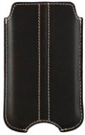d.bramante1928 Cover for iPhone, Stripe Hunter brown, černé - Pouzdro na mobil