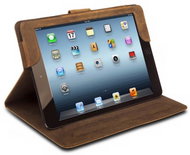  dbramante1928 Classic Leather Folio Case for iPad mini, Hunter Brown, Brown  - Tablet Case