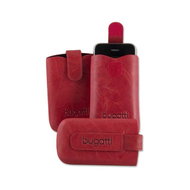 Bugatti Slim Case Leather Unique M chili - Phone Case