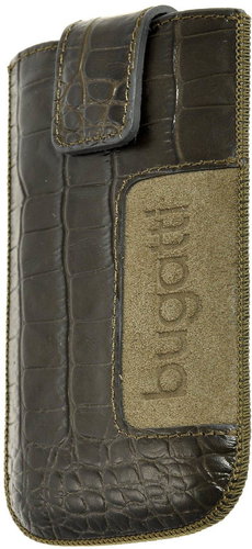 Bugatti Slim Case CROCO M green - Phone Case - Main image
