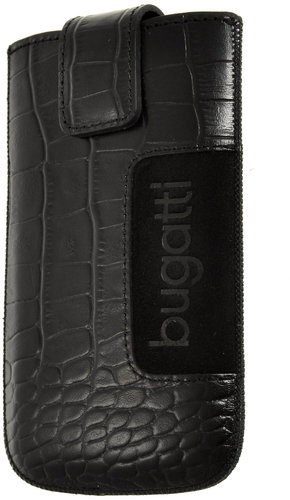 Bugatti Slim Case CROCO SL black - Phone Case - Main image
