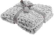 H&L Plyšový pléd Rose 180×130cm, šedá - Blanket