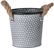 H&L Kovový obal Embos na květináč 15×15×17cm, malý - Obal na květináč
