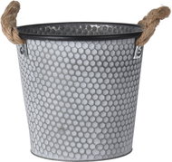 H&L Kovový obal Embos na květináč 19×19×22cm, střední - Obal na květináč