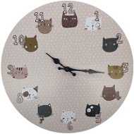 Dětské nástěnné hodiny 33cm, kočky - Nástěnné hodiny