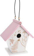 H&L Birdhouse, pink roof - Nesting Box