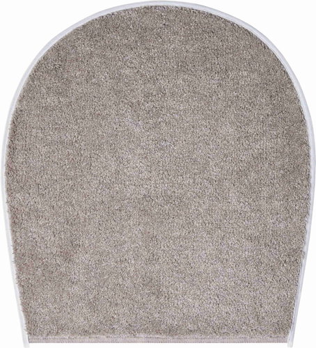 GRUND BONA Mat for Lid from Toilet 47x50cm, Flannel - Toilet Mat - Main image