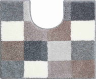 GRUND BONA Toilet Mat with Cutout 50x60cm, Flannel - Toilet Mat