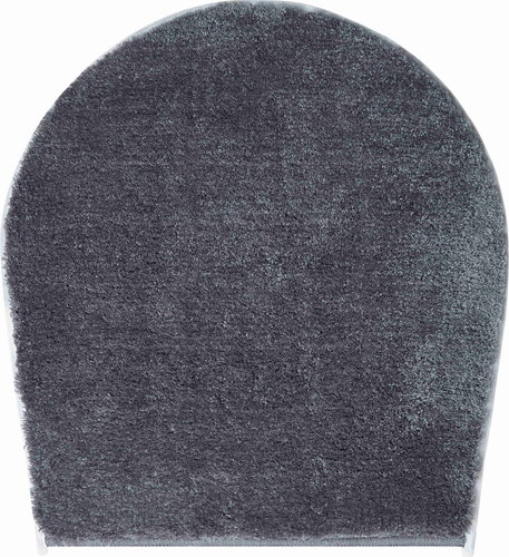 GRUND CARMEN Cover for the Lid of the Toilet 47x50cm, Grey - Toilet Mat - Main image