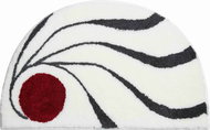 GRUND Colani 18 Semicircular Bathroom Mat 50x80cm, White - Bath Mat