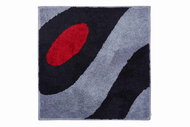 GRUND Colani 35 Bathroom Mat (Small) 60x60cm, Light Grey Black - Toilet Mat