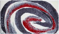 GRUND Colani 42 Kúpeľňová predložka 60 × 100 cm, sivá-červená - Kúpeľňová predložka