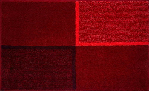 GRUND DIVISO Koupelnová předložka 60x100 cm, rubínová - Koupelnová předložka - Hlavní obrázek