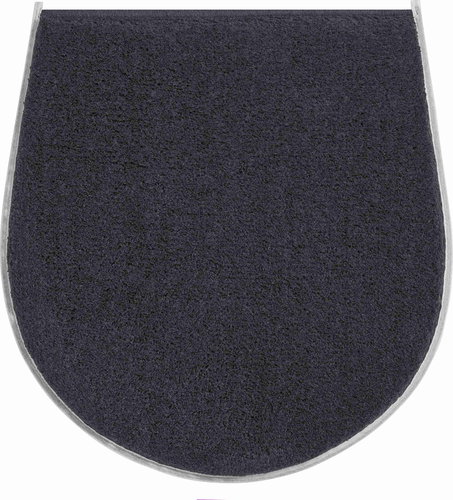 GRUND JEWEL Cover Mat for Toilet 47x50cm, Anthracite - Toilet Mat - Main image