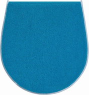 GRUND JEWEL Cover Mat for Toilet 47x50cm, Turquoise - Toilet Mat