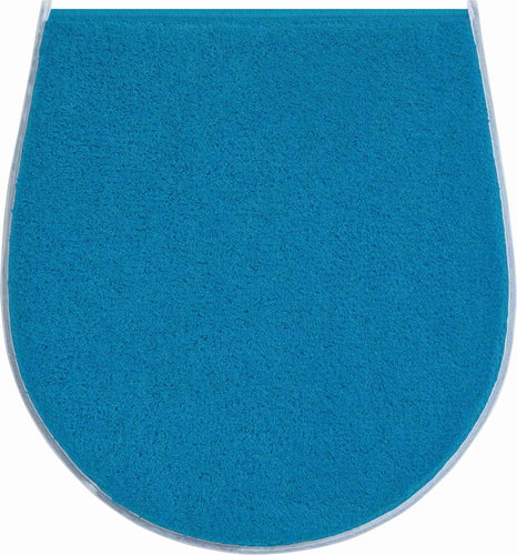 GRUND JEWEL Cover Mat for Toilet 47x50cm, Turquoise - Toilet Mat - Main image