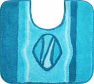 GRUND JEWEL WC Rug with Cutout 55x50cm, Turquoise - Toilet Mat