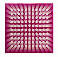 GRUND KARIM 07 Bathroom Mat 90x90cm, Pink - Bath Mat