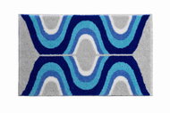 GRUND KARIM 18 Bathroom Mat 60x100cm, Blue - Bath Mat