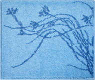 GRUND LILY Bathroom Mat (Small) 50x60cm, Blue - Toilet Mat