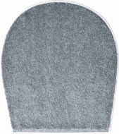 GRUND LUCA Cover mat from toilet 47x50 cm, gray - Toilet Mat