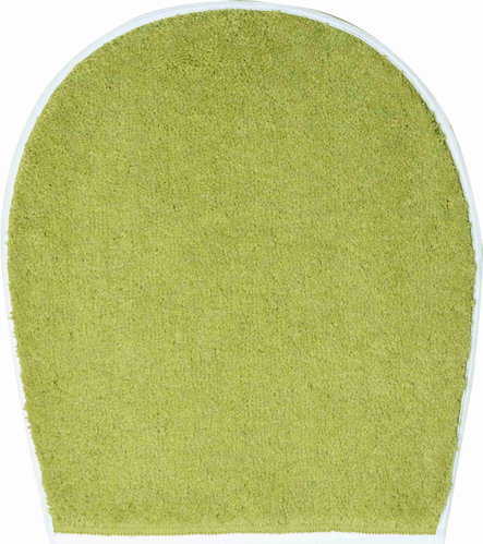 GRUND LUCA Cover for the Lid of the Toilet 47x50cm, Green - Toilet Mat - Main image