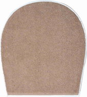 GRUND LUCA Cover mat from toilet 47x50 cm, beige - Toilet Mat