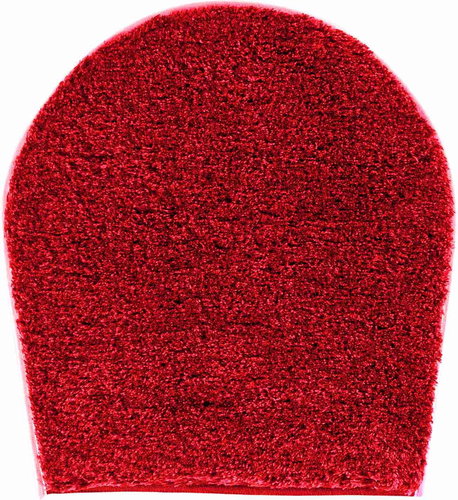GRUND MELANGE Cover for the Lid of the Toilet 47x50cm, Ruby - Toilet Mat - Main image