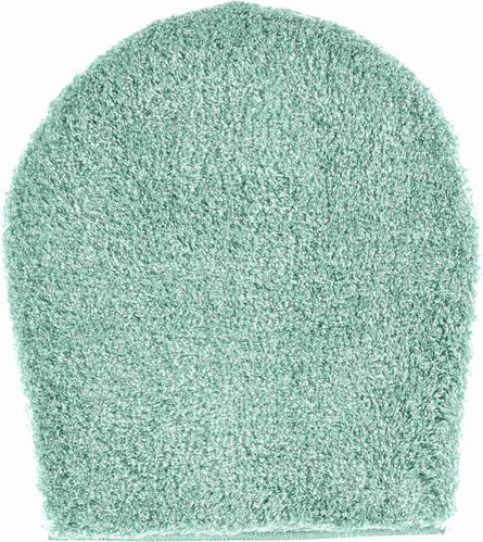 GRUND MELANGE Cover for the Lid of the Toilet 47x50cm, Menthol - Toilet Mat - Main image