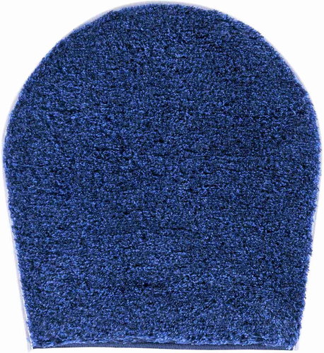 GRUND MELANGE Cover for the Lid of the Toilet 47x50cm, Royal Blue - Toilet Mat - Main image