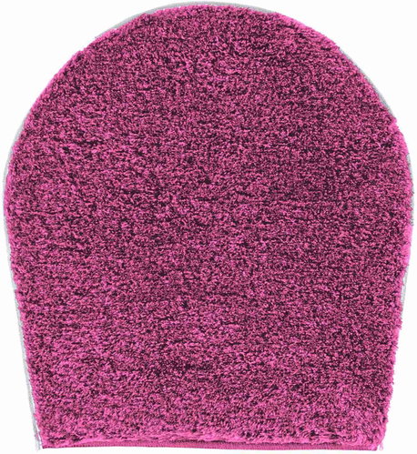 GRUND MELANGE Cover for the Lid of the Toilet 47x50cm, Berry - Toilet Mat - Main image